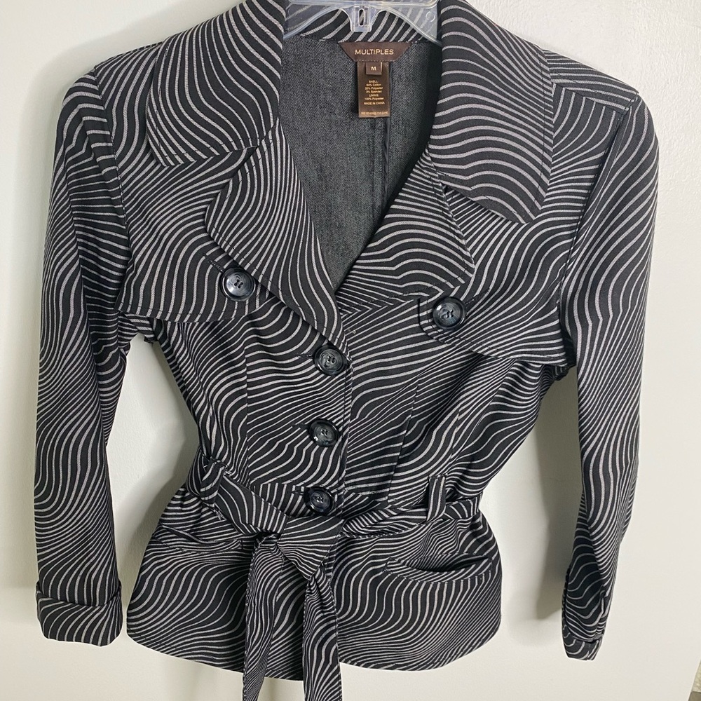 Multiples Jacket, black/silver, size M